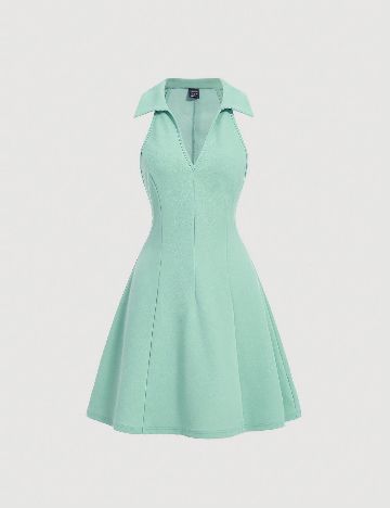 Rochie scurta SHEIN, verde