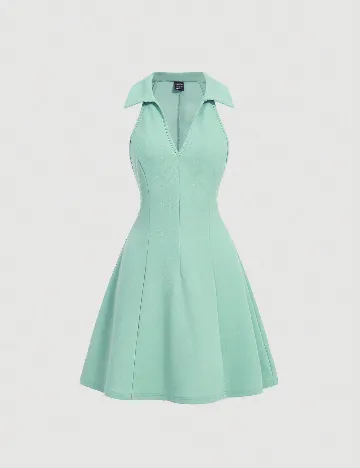 Rochie scurta SHEIN, verde