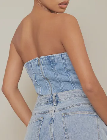 Top PRETTYLITTLETHING, albastru