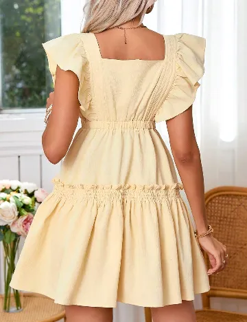 Rochie scurta SHEIN, galben