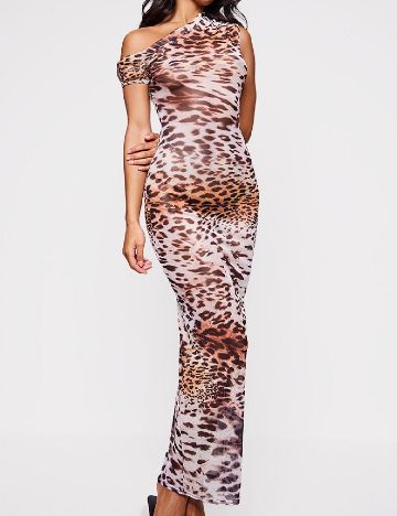 Rochie de plaja PRETTYLITTLETHING, animal print