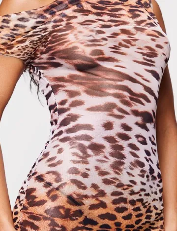 Rochie de plaja PRETTYLITTLETHING, animal print
