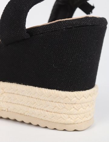 Sandale SHEIN, negru/crem