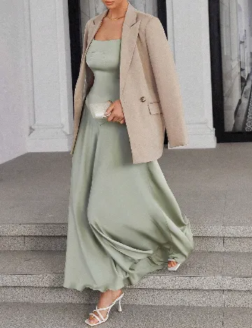 Rochie lunga SHEIN, verde