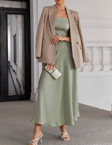 Rochie lunga SHEIN, verde