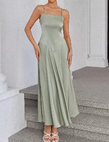 Rochie lunga SHEIN, verde