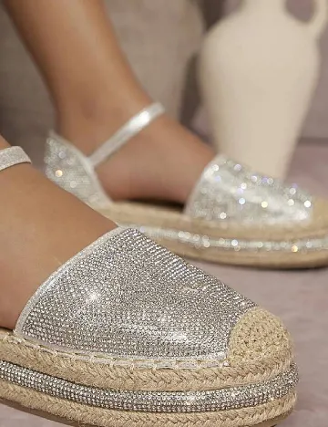 Espadrile SHEIN, gri