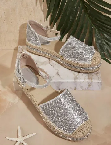 Espadrile SHEIN, gri