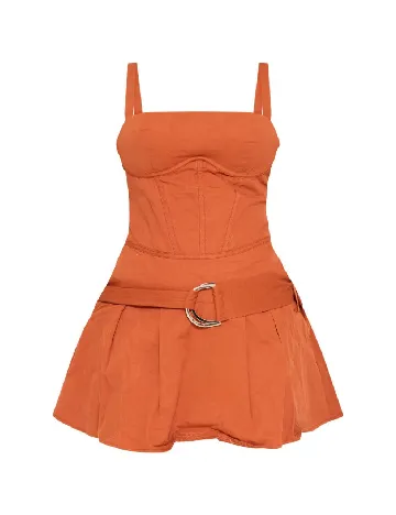 Rochie scurta PRETTYLITTLETHING, maro