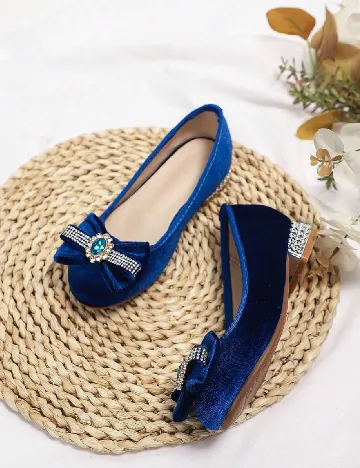 Pantofi Shein Kids, albastru