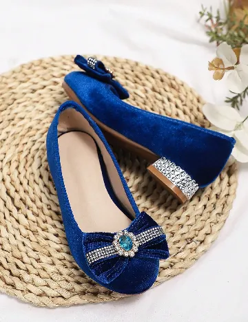 Pantofi Shein Kids, albastru