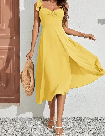 Rochie medie SHEIN, galben