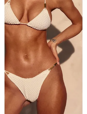Chilot de baie PRETTYLITTLETHING, ecru