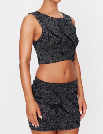 Fusta PRETTYLITTLETHING, negru