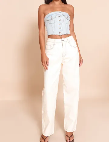 Top PRETTYLITTLETHING, albastru