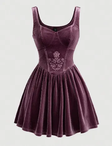 Rochie scurta SHEIN, mov