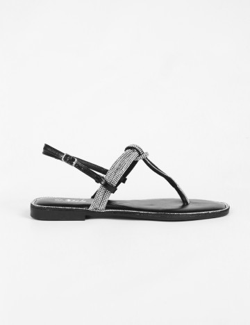 Sandale SHEIN, negru/gri
