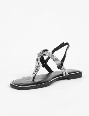 Sandale SHEIN, negru/gri