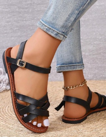 Sandale SHEIN, negru