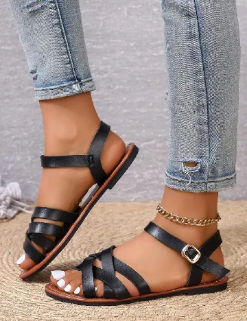 Sandale SHEIN, negru