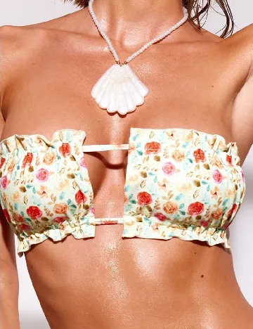 Sutien de baie PRETTYLITTLETHING, floral print