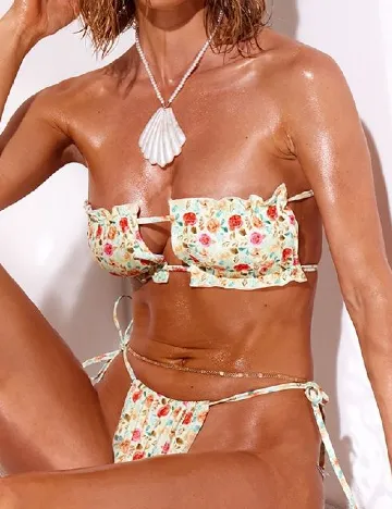 Sutien de baie PRETTYLITTLETHING, floral print