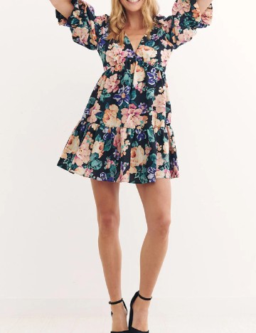 Rochie scurta Nobody s child, floral print