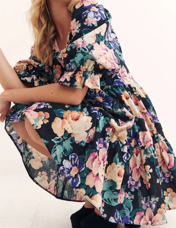 Rochie scurta Nobody s child, floral print