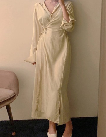 Rochie medie Dazy, bej