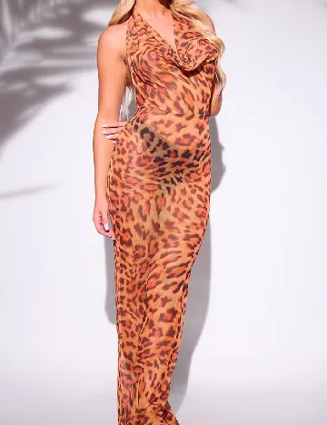 Rochie de plaja PRETTYLITTLETHING, animal print