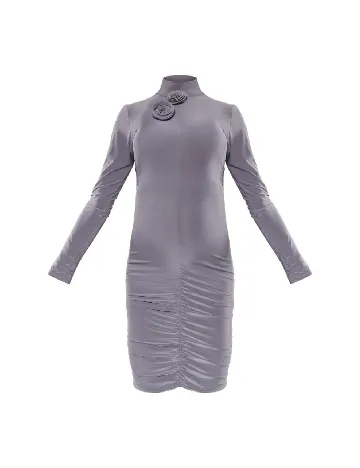 Rochie scurta PRETTYLITTLETHING Maternity, gri