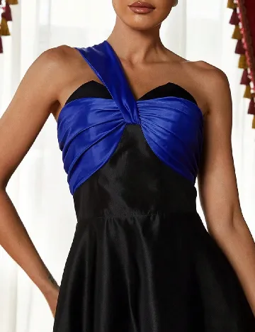 Rochie lunga Miss ord, negru