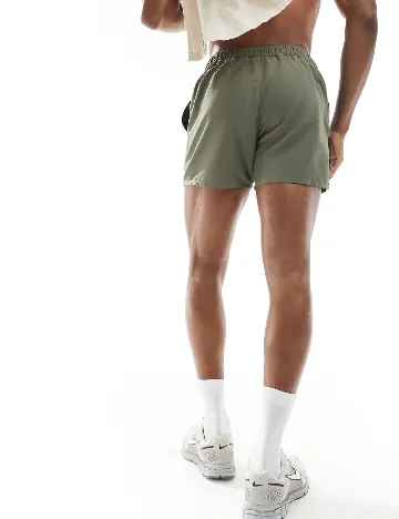 Set Pantaloni scurti 2 perechi ASOS, verde/crem