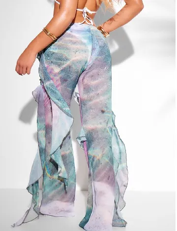 Pantaloni de plaja PRETTYLITTLETHING, mix culori