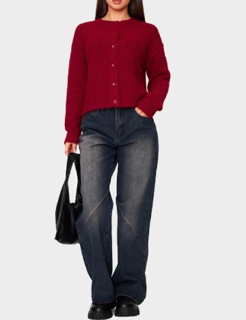Cardigan PRETTYLITTLETHING, rosu