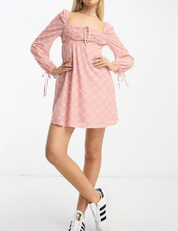 Rochie scurta the frolic, roz