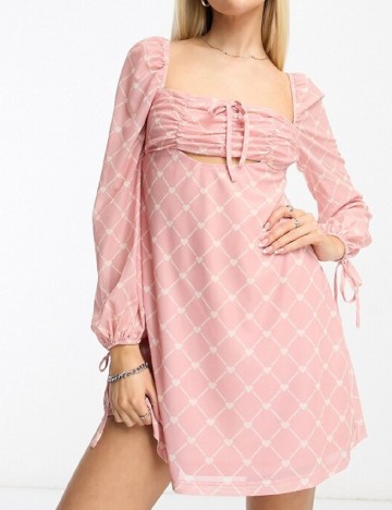 Rochie scurta the frolic, roz