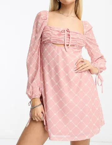 Rochie scurta the frolic, roz