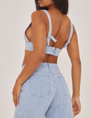 Top PRETTYLITTLETHING, albastru
