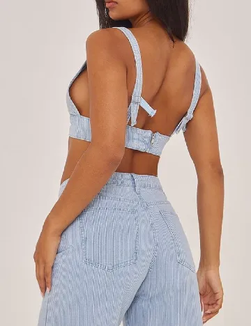 Top PRETTYLITTLETHING, albastru