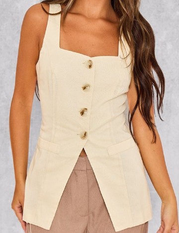 Vesta PRETTYLITTLETHING, crem