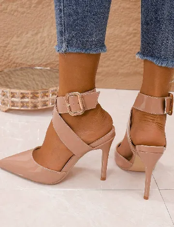 Pantofi SHEIN, maro deschis