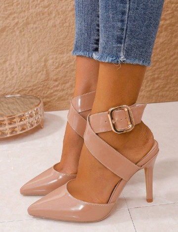 Pantofi SHEIN, maro deschis