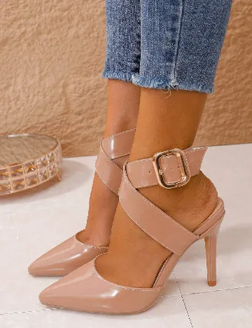 Pantofi SHEIN, maro deschis
