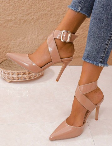 Pantofi SHEIN, maro deschis