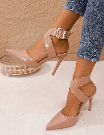 Pantofi SHEIN, maro deschis