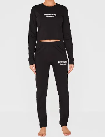 Bluza PRETTYLITTLETHING, negru
