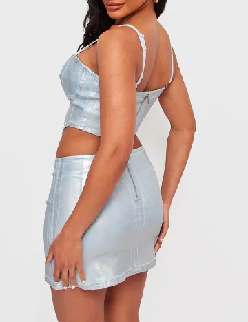 Top PRETTYLITTLETHING, albastru