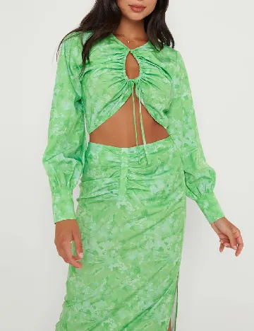 Top Pretty Lavish, verde