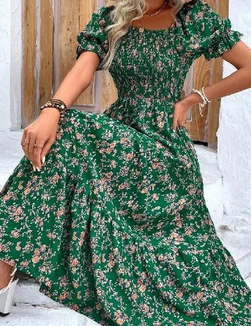 Rochie medie SHEIN, verde